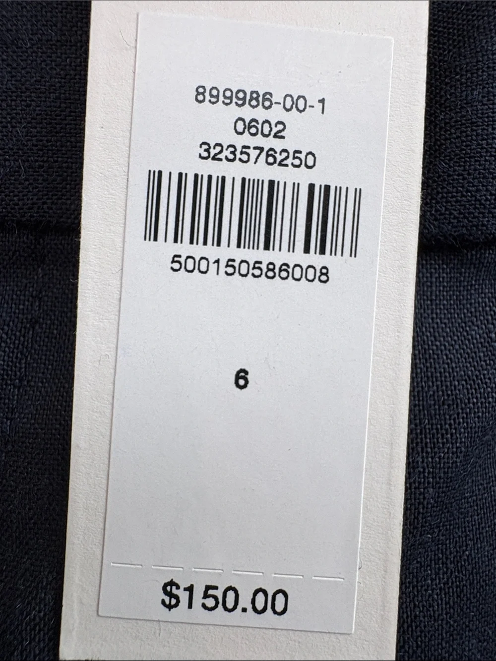 NWT Banana Republic Low Rise Wide Leg Linen Viscose Navy Blue Pant Sz 6 (#899986